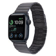 For Apple Watch SE 2022 40mm Bamboo Stainless Steel Magnetic Watch Band(Black) - free shipping - PMC TechLife - Order now!