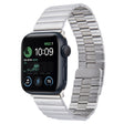 For Apple Watch SE 2022 40mm Bamboo Stainless Steel Magnetic Watch Band(Sliver) - free shipping - PMC TechLife - Order now!