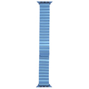 For Apple Watch SE 2022 40mm Bamboo Stainless Steel Magnetic Watch Band(Blue)
