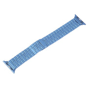 For Apple Watch SE 2022 40mm Bamboo Stainless Steel Magnetic Watch Band(Blue)