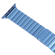 For Apple Watch SE 2022 40mm Bamboo Stainless Steel Magnetic Watch Band(Blue)