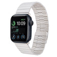For Apple Watch SE 2022 44mm Bamboo Stainless Steel Magnetic Watch Band(Starlight) - free shipping - PMC TechLife - Order now!
