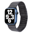 For Apple Watch SE 40mm Bamboo Stainless Steel Magnetic Watch Band(Black) - free shipping - PMC TechLife - Order now!