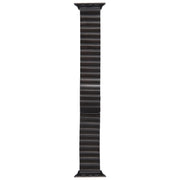 For Apple Watch SE 40mm Bamboo Stainless Steel Magnetic Watch Band(Black)