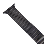 For Apple Watch SE 40mm Bamboo Stainless Steel Magnetic Watch Band(Black)