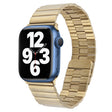 For Apple Watch SE 44mm Bamboo Stainless Steel Magnetic Watch Band(Gold) - free shipping - PMC TechLife - Order now!