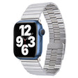 For Apple Watch SE 44mm Bamboo Stainless Steel Magnetic Watch Band(Sliver) - free shipping - PMC TechLife - Order now!