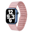 For Apple Watch SE 44mm Bamboo Stainless Steel Magnetic Watch Band(Pink) - free shipping - PMC TechLife - Order now!