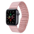 For Apple Watch Series 5 44mm Bamboo Stainless Steel Magnetic Watch Band(Pink) - free shipping - PMC TechLife - Order now!