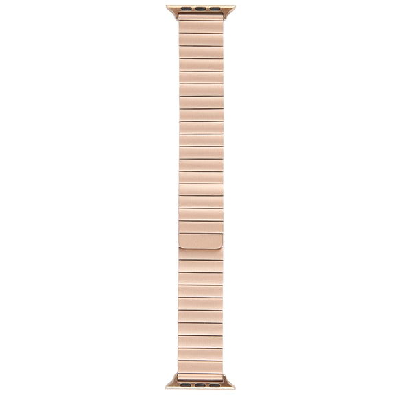 For Apple Watch Series 5 40mm Bamboo Stainless Steel Magnetic Watch Band(Rose Gold)