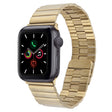 For Apple Watch Series 5 40mm Bamboo Stainless Steel Magnetic Watch Band(Gold) - free shipping - PMC TechLife - Order now!
