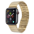 For Apple Watch Series 4 44mm Bamboo Stainless Steel Magnetic Watch Band(Gold) - free shipping - PMC TechLife - Order now!