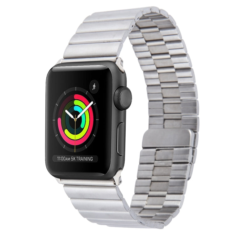 For Apple Watch Series 2 42mm Bamboo Stainless Steel Magnetic Watch Band(Sliver) - free shipping - PMC TechLife - Order now!