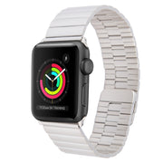 For Apple Watch Series 2 42mm Bamboo Stainless Steel Magnetic Watch Band(Starlight)
