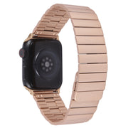 For Apple Watch Series 2 38mm Bamboo Stainless Steel Magnetic Watch Band(Rose Gold)