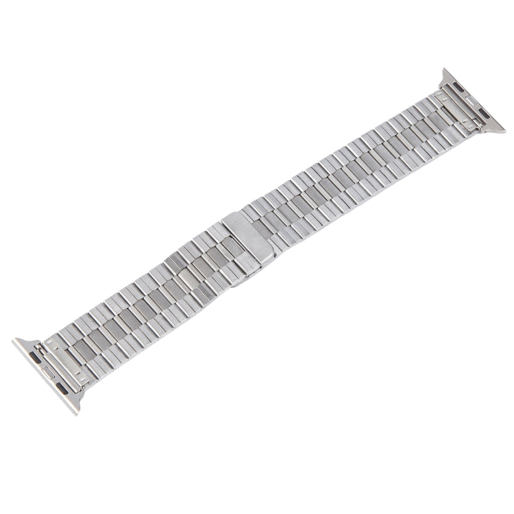 For Apple Watch Series 2 38mm Bamboo Stainless Steel Magnetic Watch Band(Sliver)