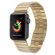 For Apple Watch 42mm Bamboo Stainless Steel Magnetic Watch Band(Gold) - free shipping - PMC TechLife - Order now!