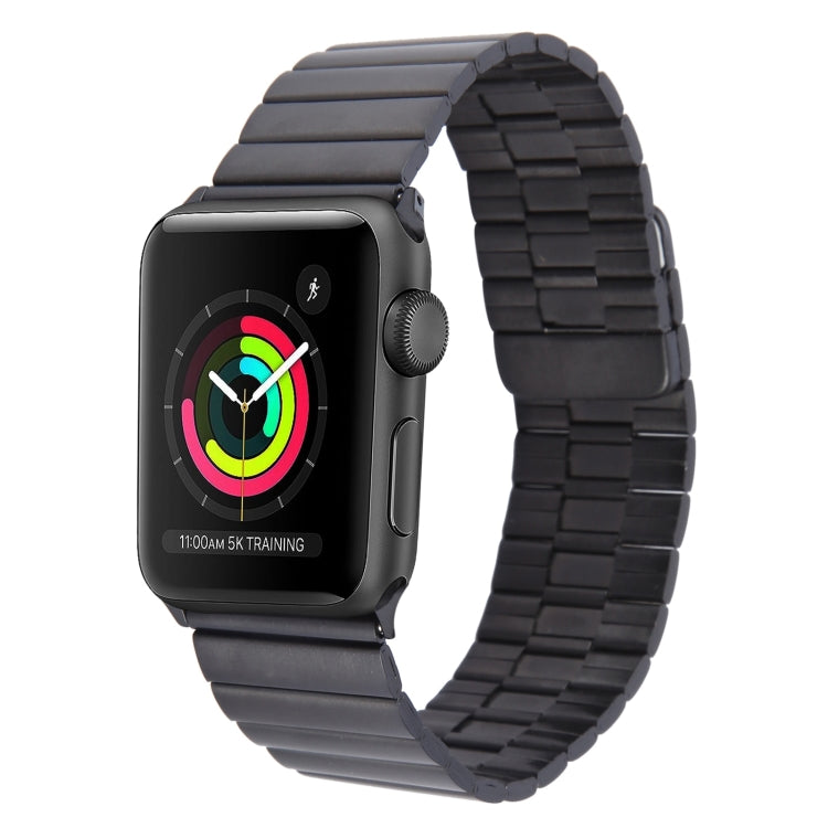 For Apple Watch 38mm Bamboo Stainless Steel Magnetic Watch Band(Black) - free shipping - PMC TechLife - Order now!