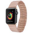 For Apple Watch 38mm Bamboo Stainless Steel Magnetic Watch Band(Rose Gold) - free shipping - PMC TechLife - Order now!