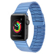 For Apple Watch 38mm Bamboo Stainless Steel Magnetic Watch Band(Blue) - free shipping - PMC TechLife - Order now!