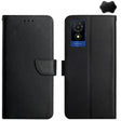 For TCL 502 Genuine Leather Fingerprint-proof Flip Phone Case(Black) - TCL by PMC TechLife | Online Shopping South Africa | PMC TechLife | Buy Now Pay Later Mobicred