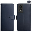 For TCL 50 SE/40 NxtPaper 4G Genuine Leather Fingerprint-proof Flip Phone Case(Blue) - More Brand by PMC TechLife | Online Shopping South Africa | PMC TechLife | Buy Now Pay Later Mobicred