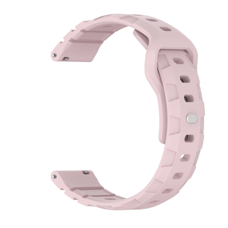 18mm Armor Silicone Watch Band(Pink) - 18mm Bands by PMC TechLife | Online Shopping South Africa | PMC TechLife | Buy Now Pay Later Mobicred