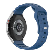 18mm Armor Silicone Watch Band(Dark Blue)