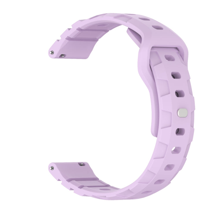 18mm Armor Silicone Watch Band(Purple) - 18mm Bands by PMC TechLife | Online Shopping South Africa | PMC TechLife | Buy Now Pay Later Mobicred