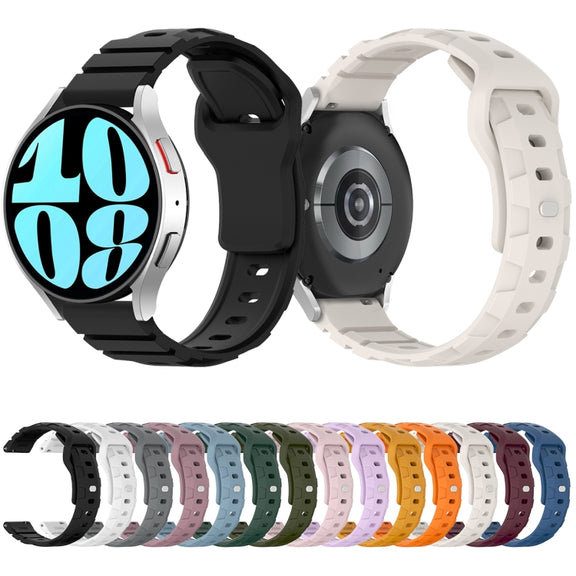 18mm Armor Silicone Watch Band(Starlight)