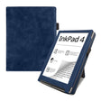 For Pocketbook InkPad Color 2 / 3 Calfskin Leather Smart Tablet Case(Blue) - Others by PMC TechLife | Online Shopping South Africa | PMC TechLife | Buy Now Pay Later Mobicred
