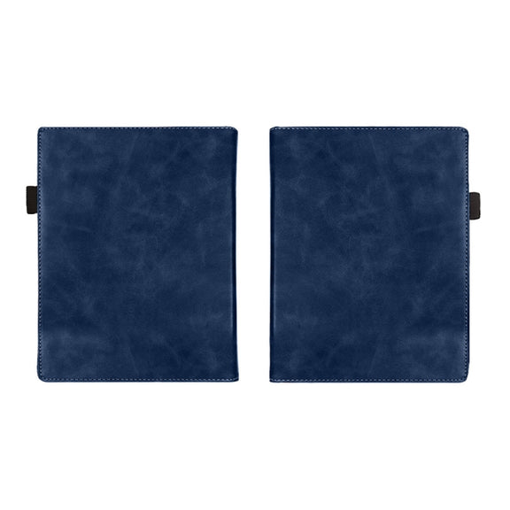 For Pocketbook InkPad Color 2 / 3 Calfskin Leather Smart Tablet Case(Blue)
