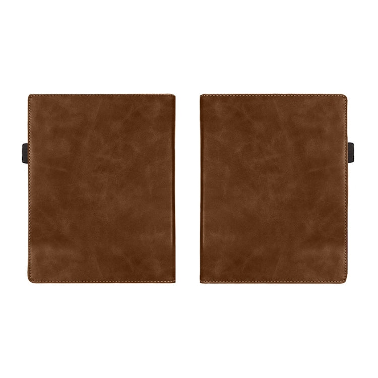 For Pocketbook InkPad 4 / Color 2 / 3 Calfskin Leather Smart Tablet Case(Brown) - Others by PMC TechLife | Online Shopping South Africa | PMC TechLife | Buy Now Pay Later Mobicred