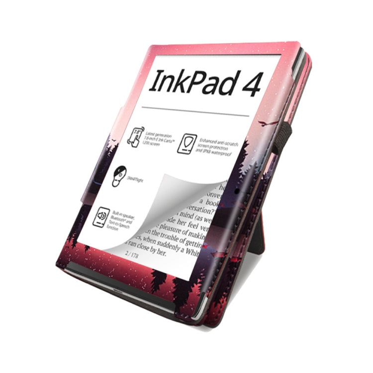 For Pocketbook InkPad Color 2 / 3 Painted Calfskin Smart Leather Tablet Case(Night) - free shipping - PMC TechLife - Order now!
