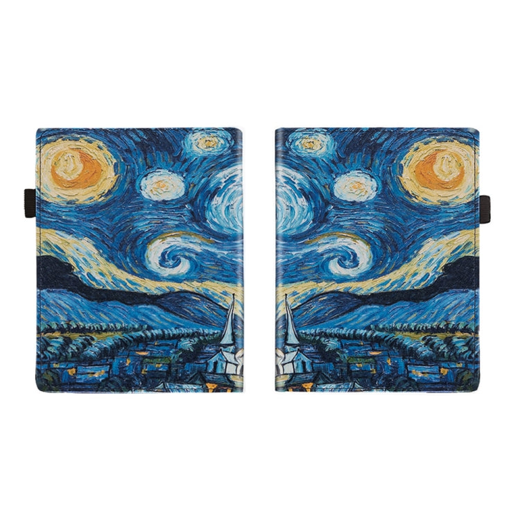 For Pocketbook InkPad Color 2 / 3 Painted Calfskin Smart Leather Tablet Case(Starry Sky) - Others by PMC TechLife | Online Shopping South Africa | PMC TechLife | Buy Now Pay Later Mobicred