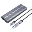 ORICO ACOM2-U4 40Gbps M.2 NVMe SSD Enclosure(Grey) - HDD Enclosure by ORICO | Online Shopping South Africa | PMC TechLife | Buy Now Pay Later Mobicred