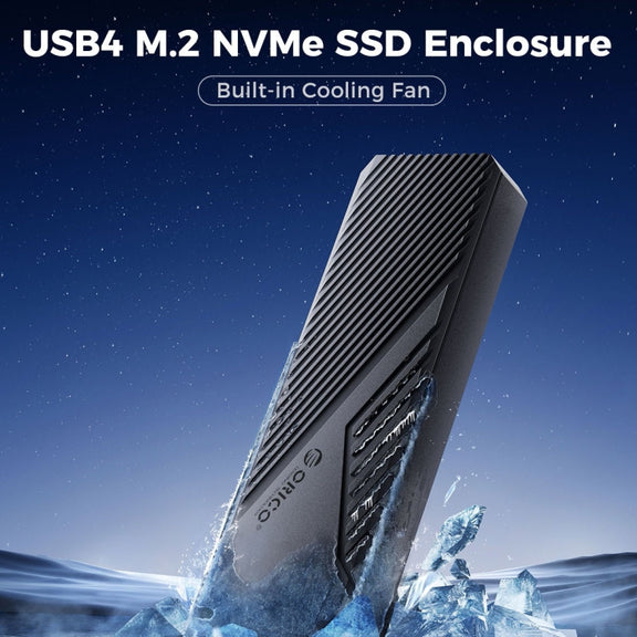 ORICO CNM2-U4 40Gbps USB4 M.2 NVMe SSD Enclosure(Grey)