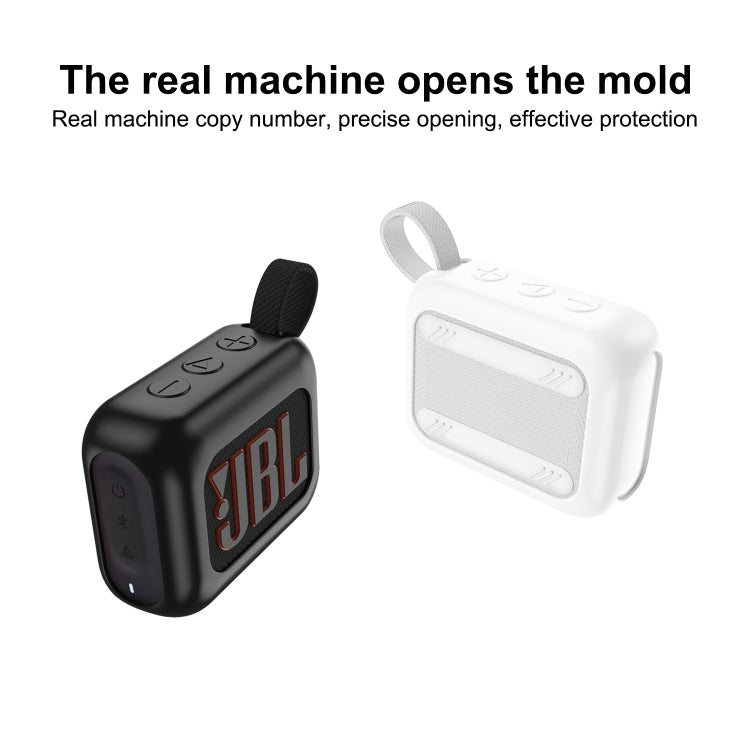 For JBL Go 4 Wireless Bluetooth Speaker Silicone Protective Case(Blue) - Protective Case by PMC Jewellery | Online Shopping South Africa | PMC Jewellery | Buy Now Pay Later Mobicred