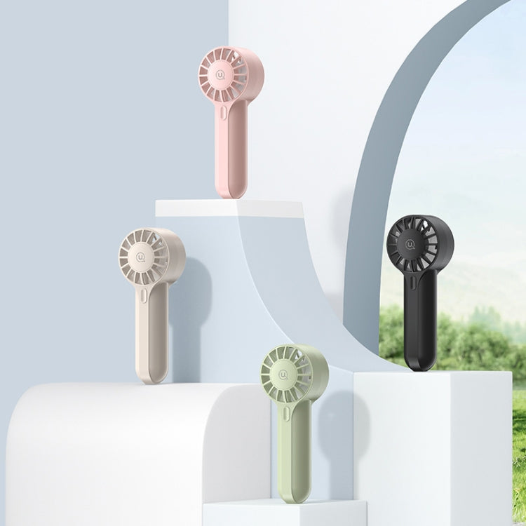 USAMS ZB288 Portable Type-C Rechargeable High Speed Handheld Mini Fan(Black) - Electric Fans by USAMS | Online Shopping South Africa | PMC TechLife | Buy Now Pay Later Mobicred