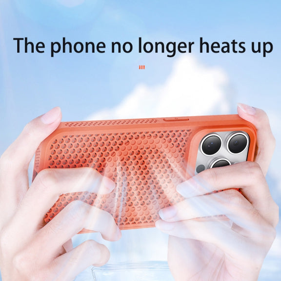 For iPhone 16 Plus MagSafe Magnetic Heat Dissipation Phone Case(Dark Blue)