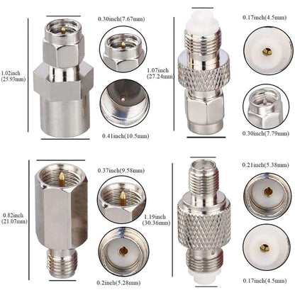 4 in 1 SMA to FME Adapter Set - Connectors by PMC Jewellery | Online Shopping South Africa | PMC Jewellery | Buy Now Pay Later Mobicred