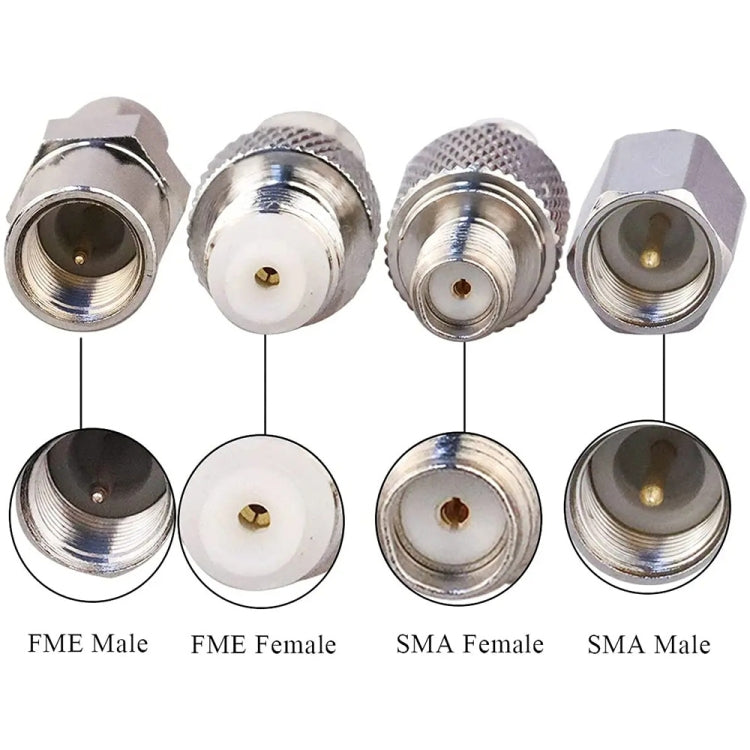 4 in 1 SMA to FME Adapter Set - Connectors by PMC Jewellery | Online Shopping South Africa | PMC Jewellery | Buy Now Pay Later Mobicred