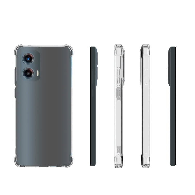 For Motorola Moto G Stylus 5G 2024 Shockproof Non-slip Thickening TPU Phone Case(Transparent)
