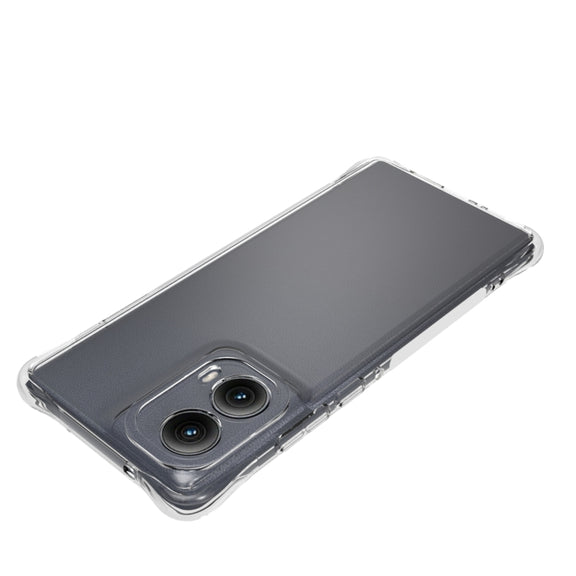 For Motorola Edge 5G 2024 Shockproof Non-slip Thickening TPU Phone Case(Transparent)