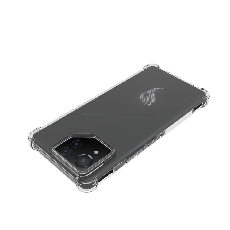 For Asus ROG Phone 8 Shockproof Non-slip Thickening TPU Phone Case(Transparent) - ASUS Cases by PMC TechLife | Online Shopping South Africa | PMC TechLife