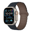 For Apple Watch Ultra 2 49mm I-Shaped Magnetic Silicone Watch Band(Midnight Chocolate) - Watch Bands by PMC TechLife | Online Shopping South Africa | PMC TechLife