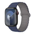 For Apple Watch SE 40mm I-Shaped Magnetic Silicone Watch Band(Indigo Gray) - Watch Bands by PMC TechLife | Online Shopping South Africa | PMC TechLife