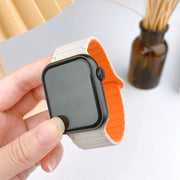 For Apple Watch SE 40mm I-Shaped Magnetic Silicone Watch Band(Pink Mint)