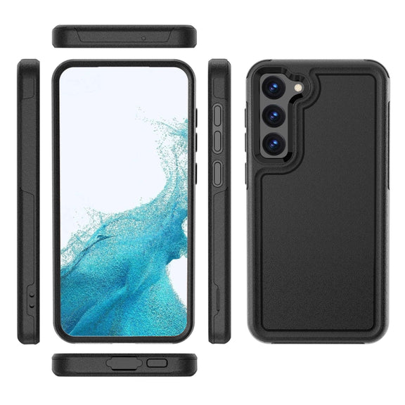 For Samsung Galaxy S23+ 5G RedPepper Armor PC Hybrid TPU Phone Case(Black)
