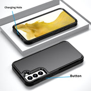 For Samsung Galaxy S22 5G RedPepper Armor PC Hybrid TPU Phone Case(Black)